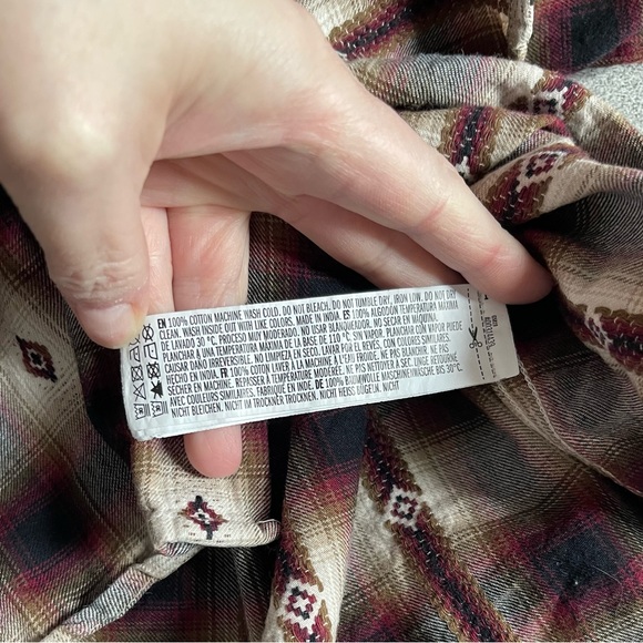 Forever 21 Men Diamond Print Button Up Shirt Size Xs - Picture 5 of 9